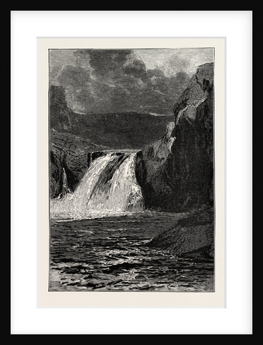 The Mill Race Fall at Shoshone, America, United States by Anonymous