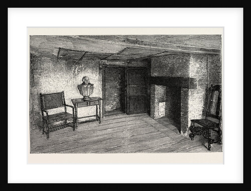 Room in which Shakespeare Was Born, Stratford-on-Avon by Anonymous