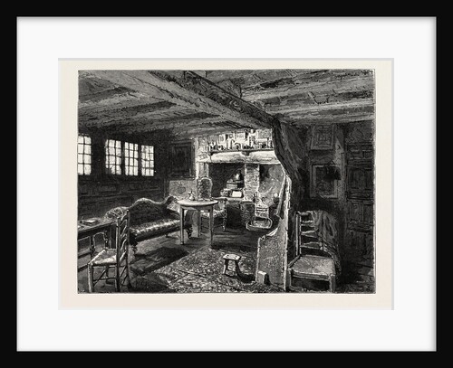 Living-Room in Anne Hathaway's Cottage at Shottery, Near Stratford-on-Avon by Anonymous