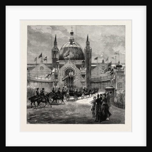 The Glasgow International Exhibition, Arrival of the Prince and Princess at the Grand Entrance by Anonymous