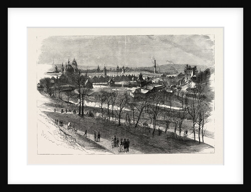 View of the Exhibition Buildings and Kelvin Grove, the Glasgow International Exhibition by Anonymous
