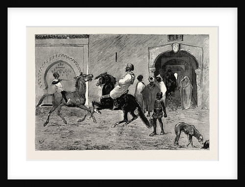 A Scene in Tangier, Morocco by Anonymous