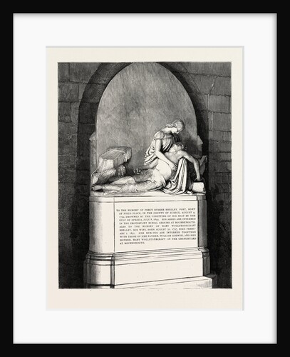 The Shelley Memorial at Christchurch, Near Bournemouth by Anonymous