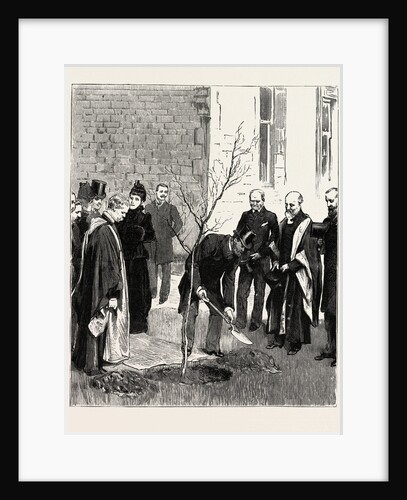 Bournemouth, the Prince Planting a Tree, at the Victoria Hospital in Commemoration of His Visit by Anonymous