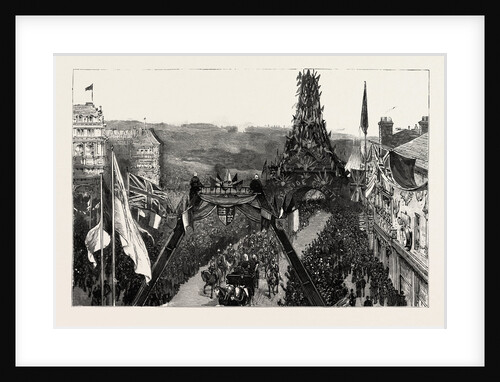 Bournemouth, the Royal Procession Passing Under the Eiffel Tower from the Gardens by Anonymous