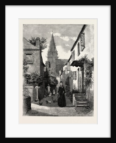 English Village Street by Anonymous