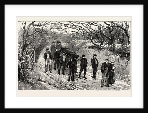 Colliery Explosion at Llanerch, Monmouthshire, What One Meets on the Way Up to the Colliery by Anonymous