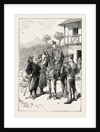 A Morning Ride in Athens, Greece, which Were Satisfactorily Concluded, and a Saddle Having Been Found, I Mounted the Quadruped in the Presence of a Group of Admiring Natives by Anonymous