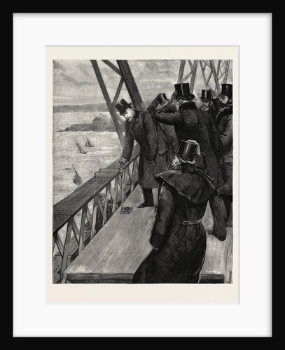 Opening of the Forth Bridge, the Prince Clinching the Last Rivet by Anonymous
