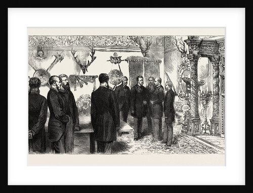 Opening of the Forth Bridge, the Prince and the Directors in the Reception Room by Anonymous