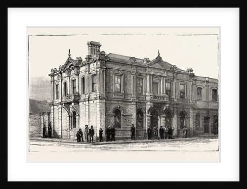 The Bank of Africa, Johannesburg, As It is in 1890, South Africa by Anonymous