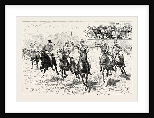 In Full Blast, a Cigar Race by Anonymous