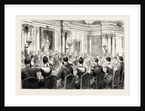 The Banquet Given by Sir Edward and Lady Ermyntrude Malet at the British Embassy, Berlin Germany by Anonymous