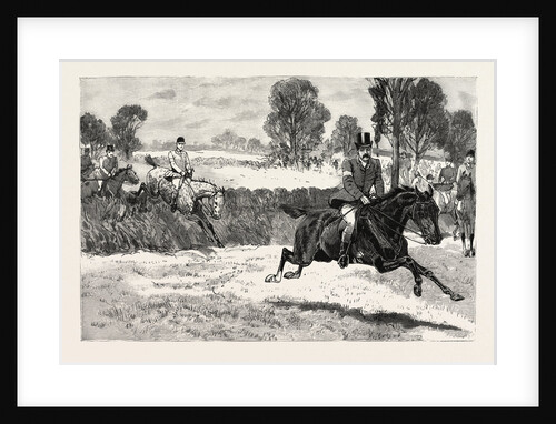 The House of Commons Point to Point Steeplechase Near Rugby, Mr. Elliott Lees Wins on Damon by Anonymous