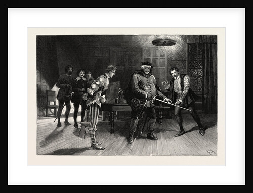 Scene from the Performance of Henry IV., Part I., by the Irving Dramatic Club at the Lyceum Theatre by Anonymous