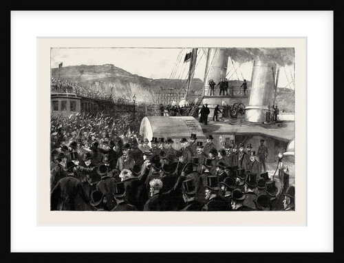 Once More on English Soil, Arrival of Stanley at the Admiralty Pier, Dover by Anonymous