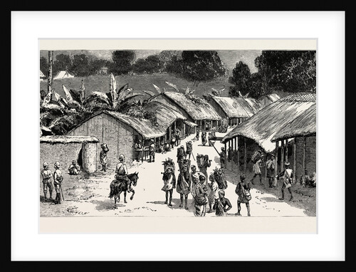 The Chin Lushai Expeditionary Force, the Bazaar at Demagiri by Anonymous