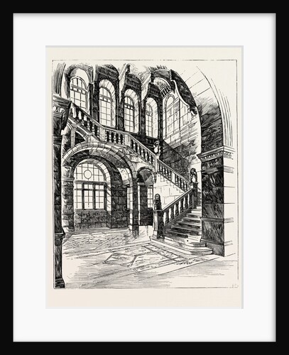 The Imperial Institute, London, East Staircase to First and Second Floors, Offices and Sample Rooms Wing by Anonymous