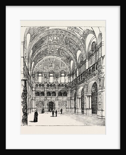 The Imperial Institute, London, the Reception Hall by Anonymous