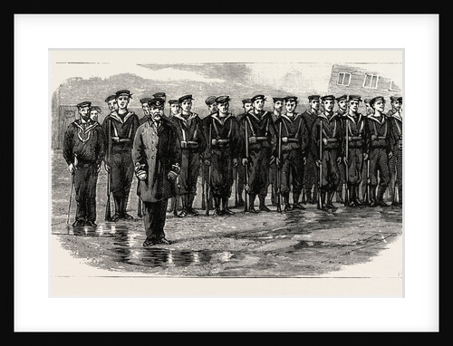 Stokers for the British Navy, Training-Class-Learning the Use of the Rifle by Anonymous