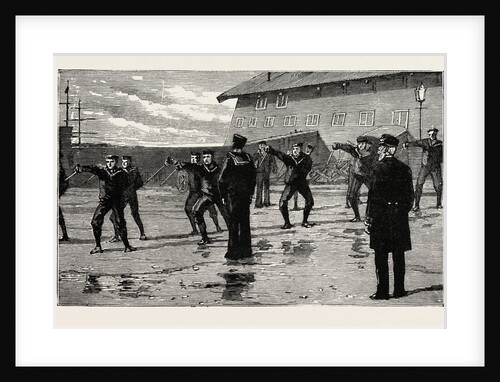 Stokers for the British Navy, Cutlass Drill by Anonymous