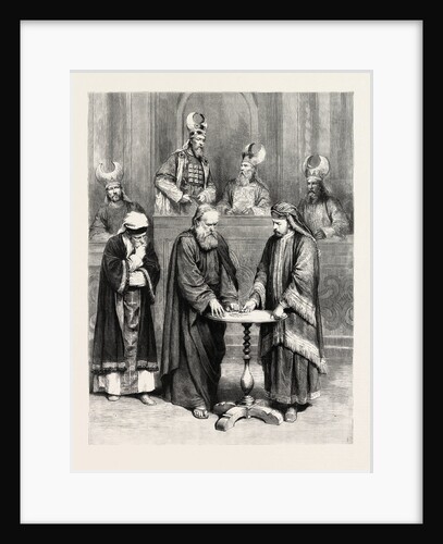 The Passion Play at Oberammergau, Judas Taking the Thirty Pieces of Silver, Germany by Anonymous