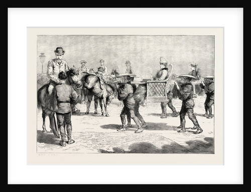 The Duke and Duchess of Connaught in Japan, Starting for the Chiuzenjii Lake by Anonymous