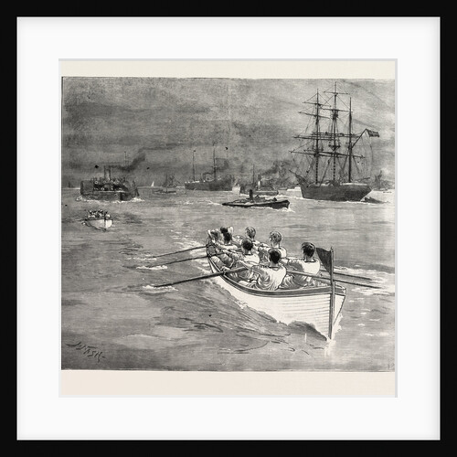 The Race at Greenhithe Between Naval Cadets of H.M.S. Worcester and H.M.S. Conway by Anonymous