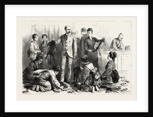 With the Duke and Duchess of Connaught in Japan, the Duke Buying Furs at Nikko by Anonymous