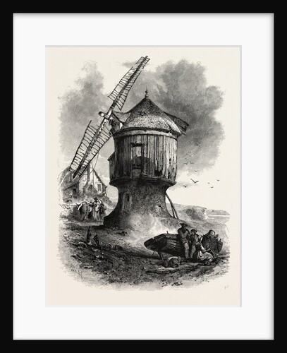 Mill at St. Servan, Normandy and Brittany, France by Anonymous