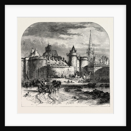 St. Malo, from the Sands, Normandy and Brittany, France by Anonymous