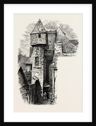 A Back Yard at Vitre, Normandy and Brittany, France by Anonymous