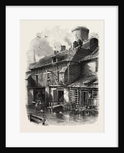Mill Stream at Vitre, Normandy and Brittany, France by Anonymous