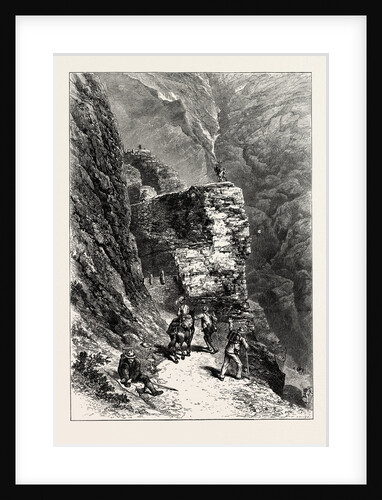 The Path Over the Gemmi, Gemmi Pass, Switzerland, the Passes of the Alps by Anonymous