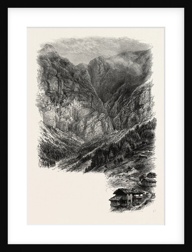 The Gemmi from Leuki, Gemmi Pass, Switzerland, the Passes of the Alps by Anonymous