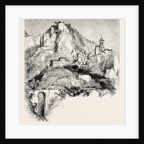 Rocca Bruna, Roccabruna, the Cornice Road by Anonymous