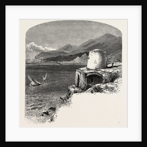 Distant Road of San Remo, the Cornice Road, Sanremo, Italy by Anonymous