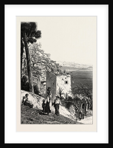 From the Steps of the Madonna, San Remo, the Cornice Road, Sanremo, Italy by Anonymous