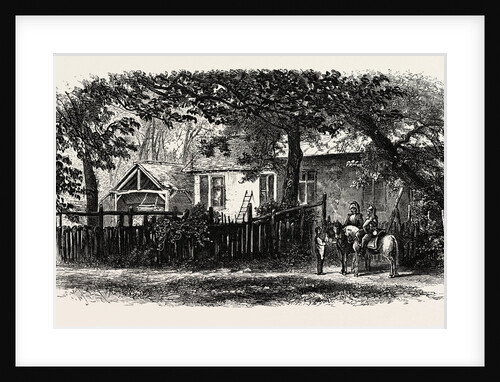 Restaurant at Franchard, the Forest of Fontainebleau, France by Anonymous