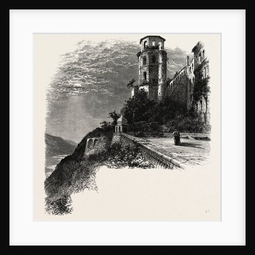 The Terrace, Heidelberg Castle, the Rhine, Germany by Anonymous