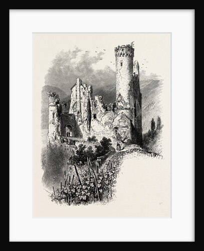 Ehrenfels, the Rhine, Germany by Anonymous