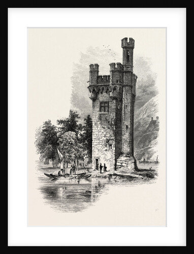 The Mouse Tower, Mauseturminsel, the Rhine, Germany by Anonymous