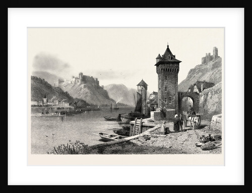 Sankt Goar, on the Bank of the Rhine, Germany by Anonymous