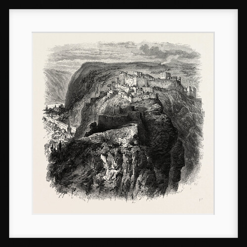 The Castle of Rheinfels, the Rhine, Germany by Anonymous