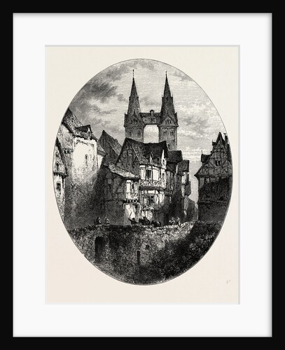 View in Boppart, the Rhine, Germany by Anonymous