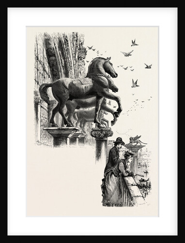 Horses of St. Mark, San Marco, Venice, Italy by Anonymous