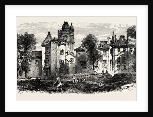 Chateau at Bayonne, the Pyrenees, France by Anonymous