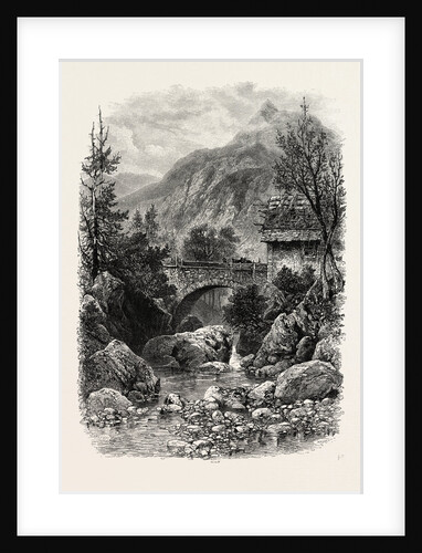 Bridge below Gavarnie, the Pyrenees, France by Anonymous