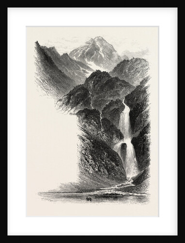 The Cascade D'Oo, the Pyrenees, France by Anonymous
