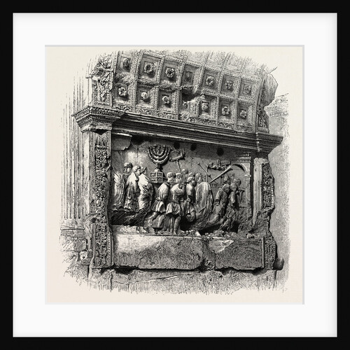 Sculpture on the Arch of Titus, Rome and Its Environs, Italy by Anonymous